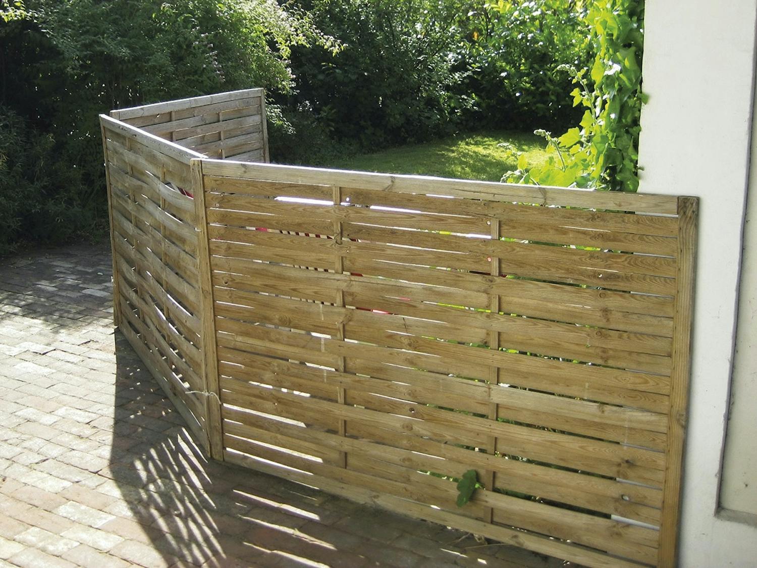 Altan flexibelt vindskydd